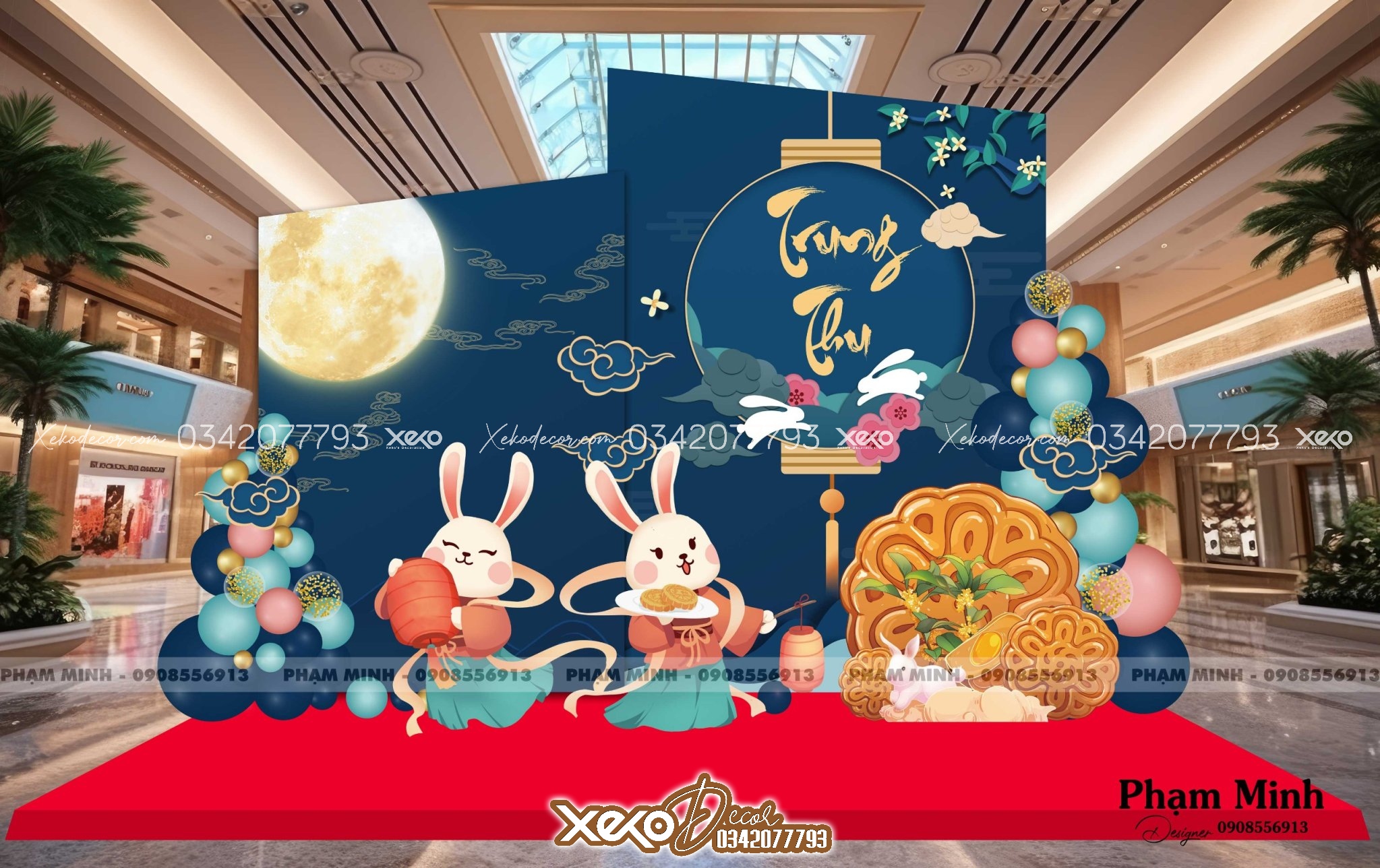 Backdrop trung thu đẹp 2024