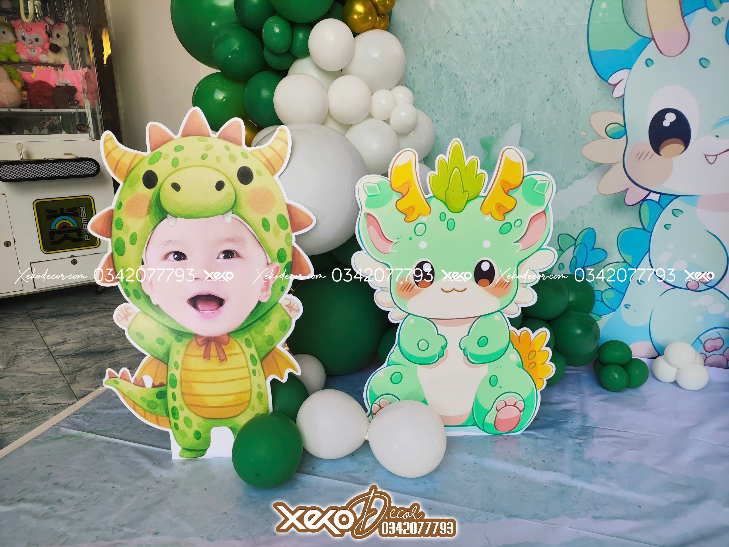 Trang trí thôi nôi bé trai 1 tuổi Sun