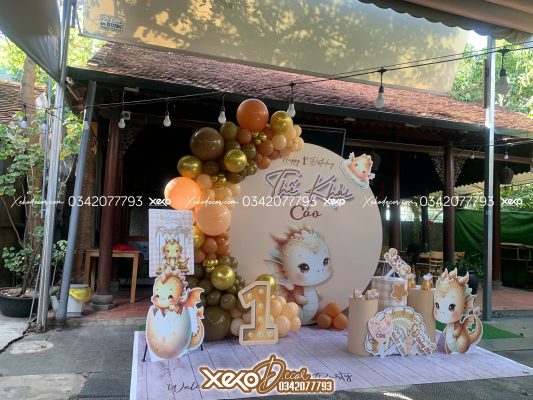 Trang trí thôi nôi bé trai giá rẻ tại tphcm - Bé Cáo