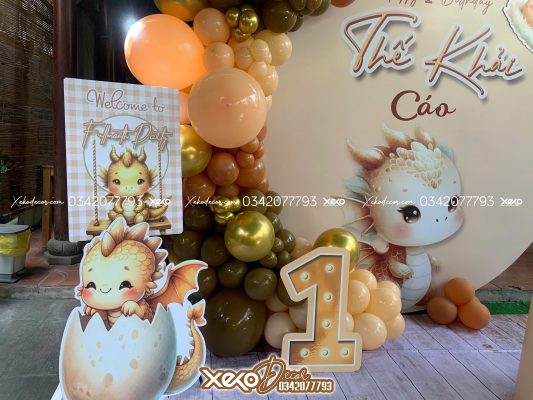 Trang trí thôi nôi bé trai giá rẻ tại tphcm - Bé Cáo