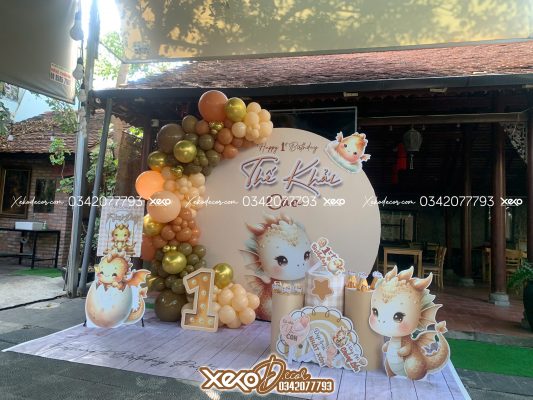 Trang trí thôi nôi bé trai giá rẻ tại tphcm - Bé Cáo