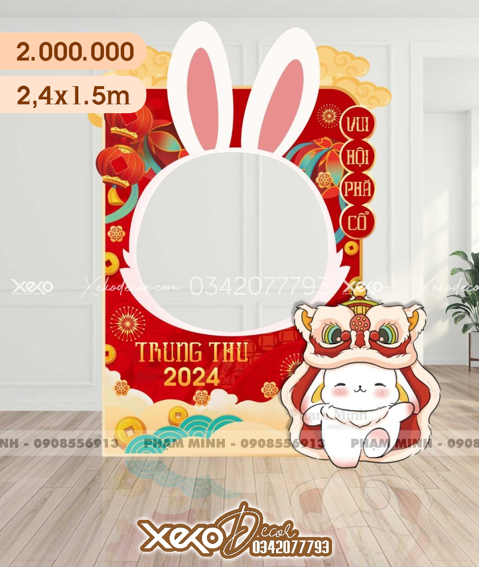 Mẫu trang trí trung thu giá rẻ đơn giản