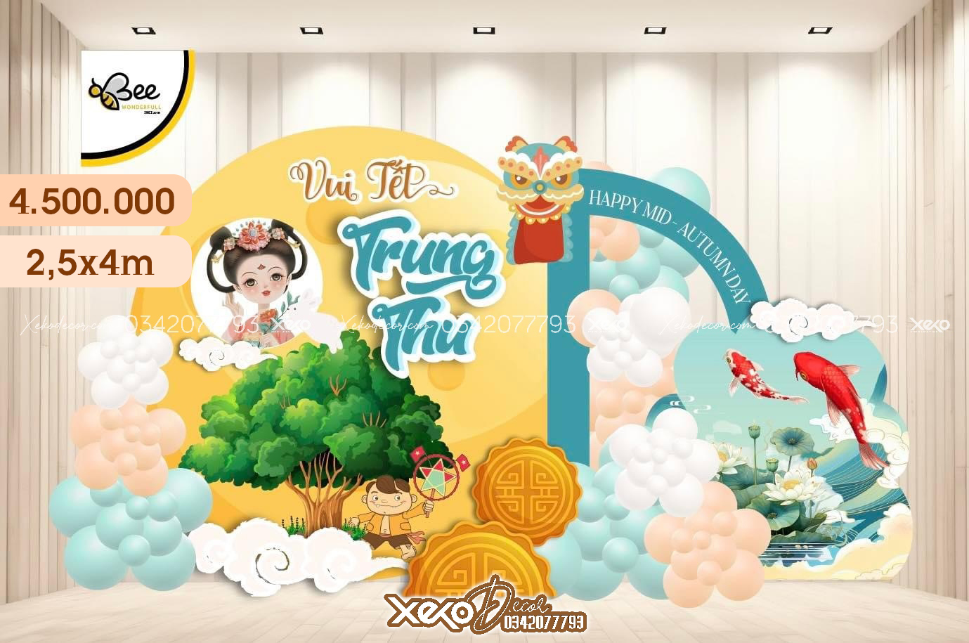 Ý tưởng trang trí ngày hội trăng rằm đẹp