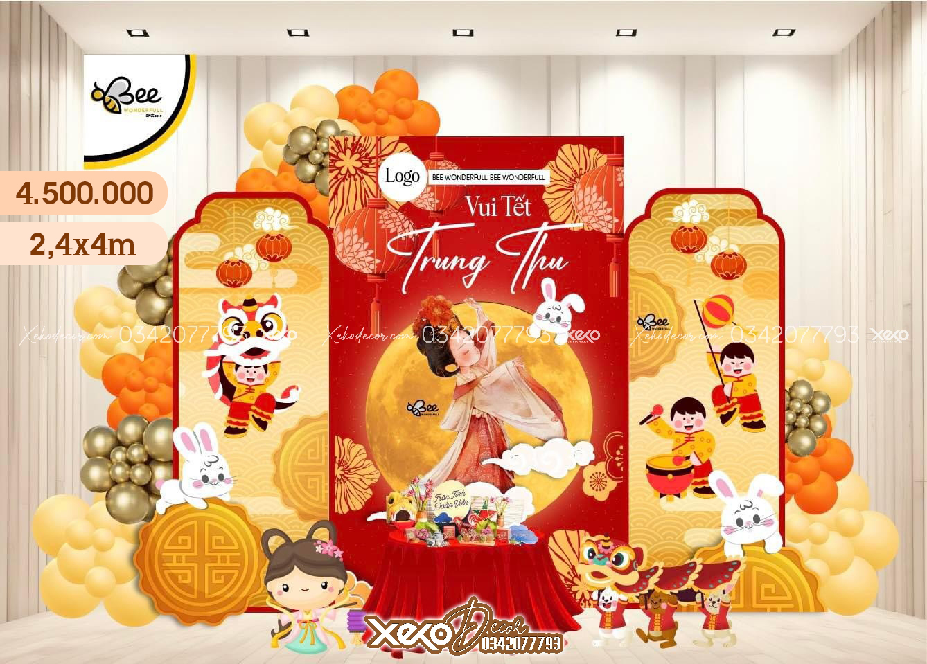 Ý tưởng trang trí ngày hội trăng rằm đẹp
