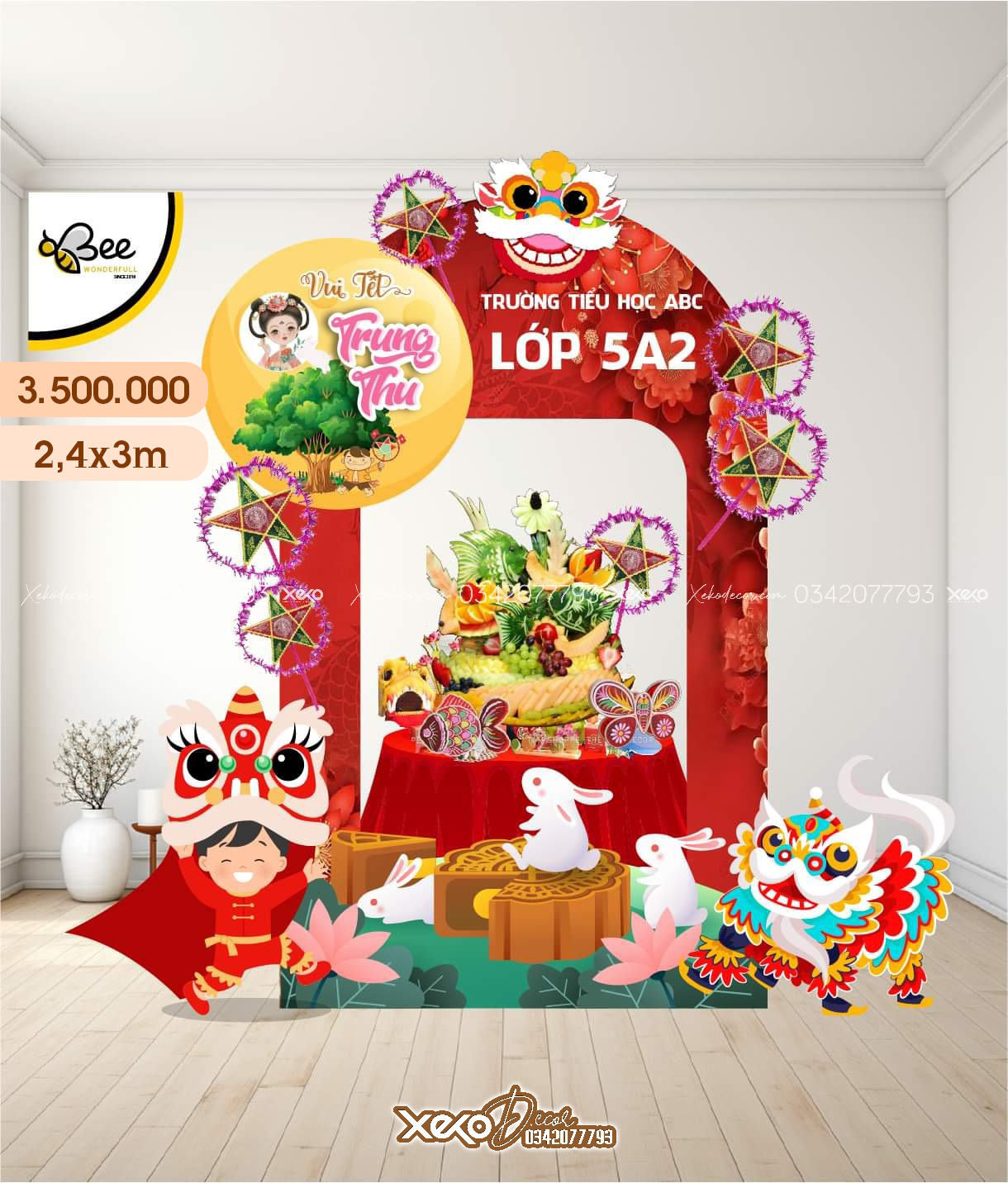 Ý tưởng trang trí ngày hội trăng rằm đẹp