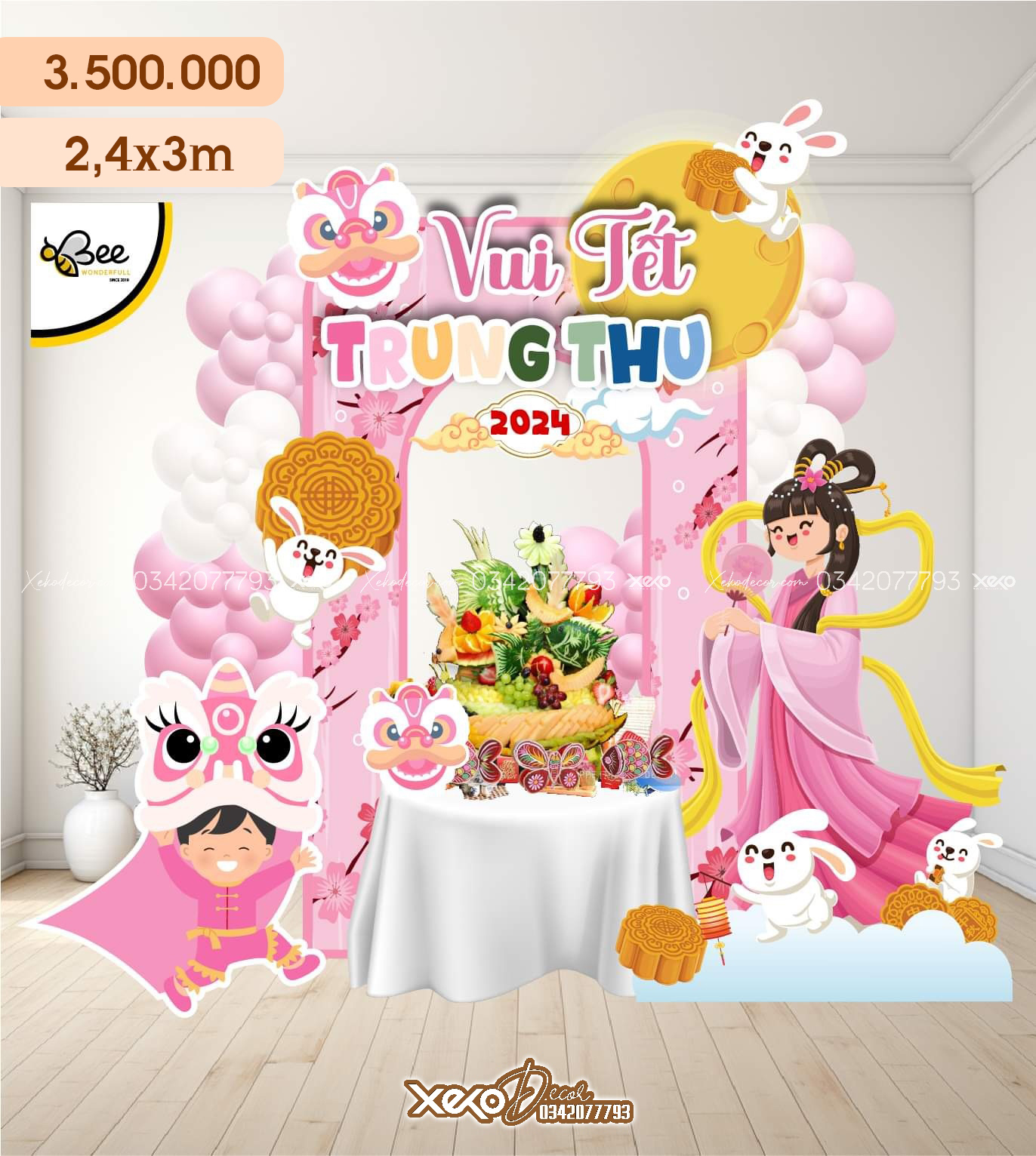 Dịch vụ trang trí tiệc trung thu