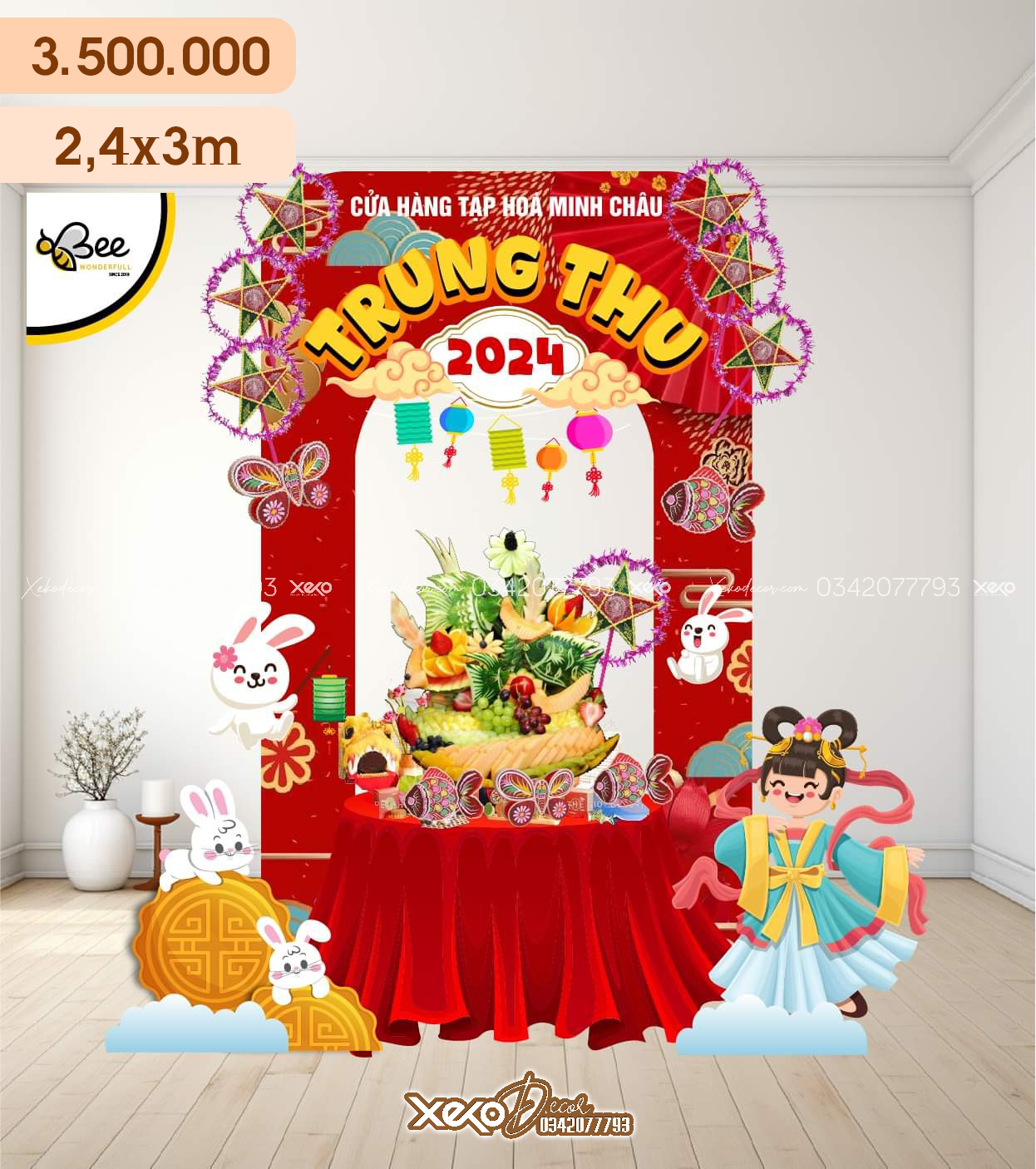 Dịch vụ trang trí tiệc trung thu