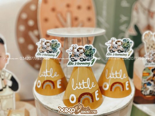Trang trí thôi nôi bé trai chủ đề rừng xanh - Réc
