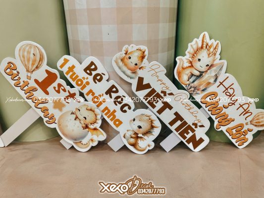 Trang trí thôi nôi bé trai chủ đề rừng xanh - Réc