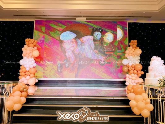 combo trang trí đầy tháng bé trai 