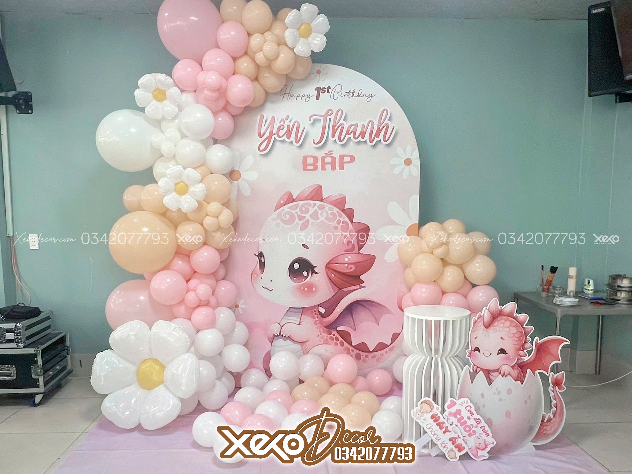 Decor thôi nôi giá rẻ-bé Bắp