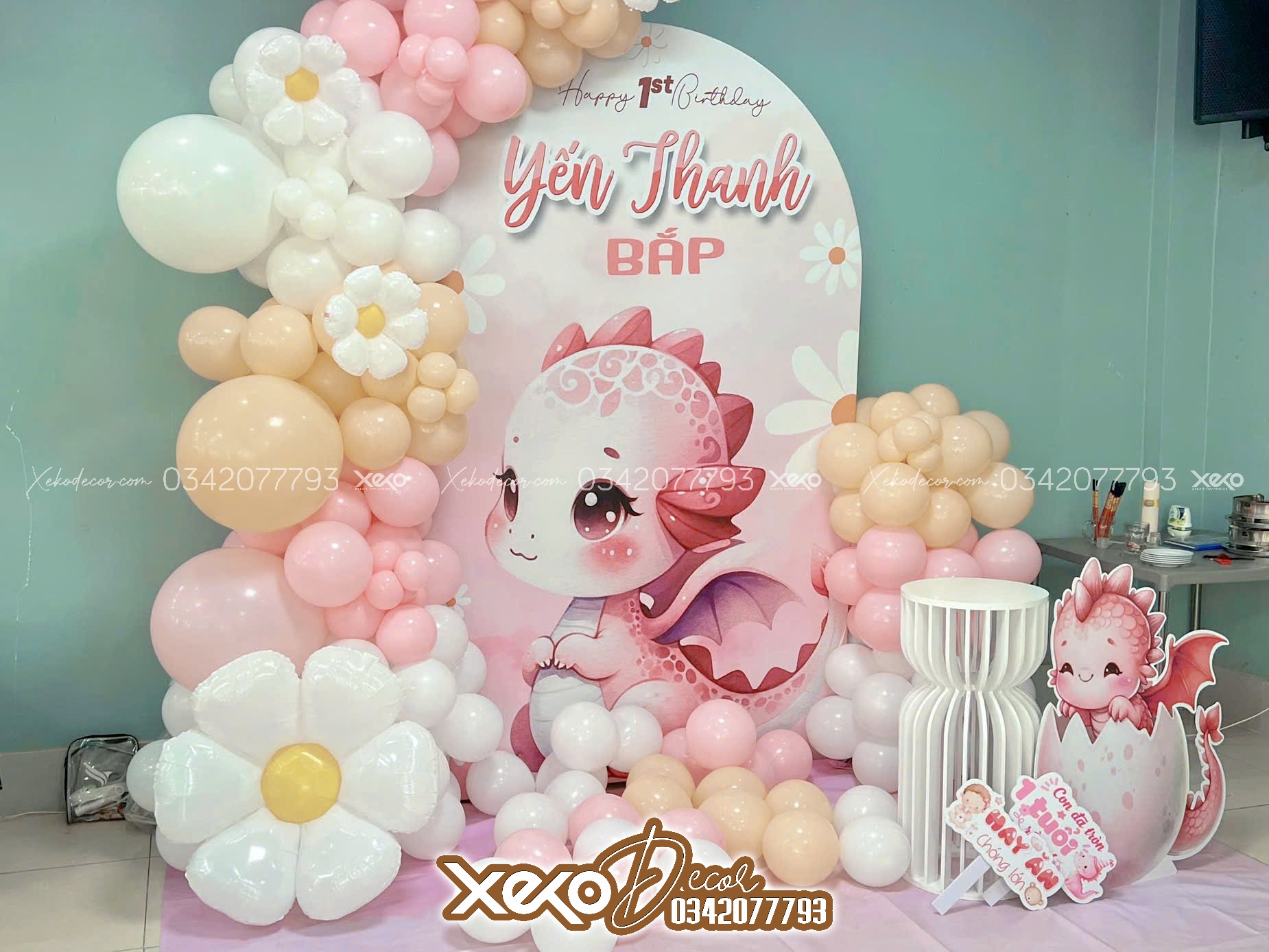 Decor thôi nôi giá rẻ-bé Bắp